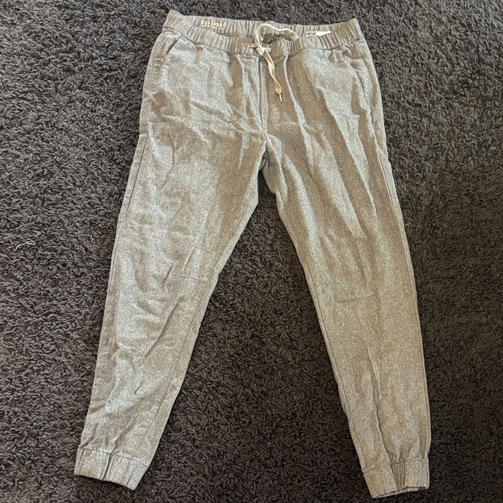 Bullhead Light Gray Wool Jogger Sweats